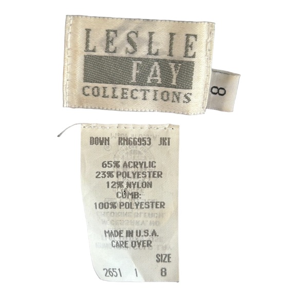 Leslie Fay Collections knit blazer Size 8 - Picture 7 of 7